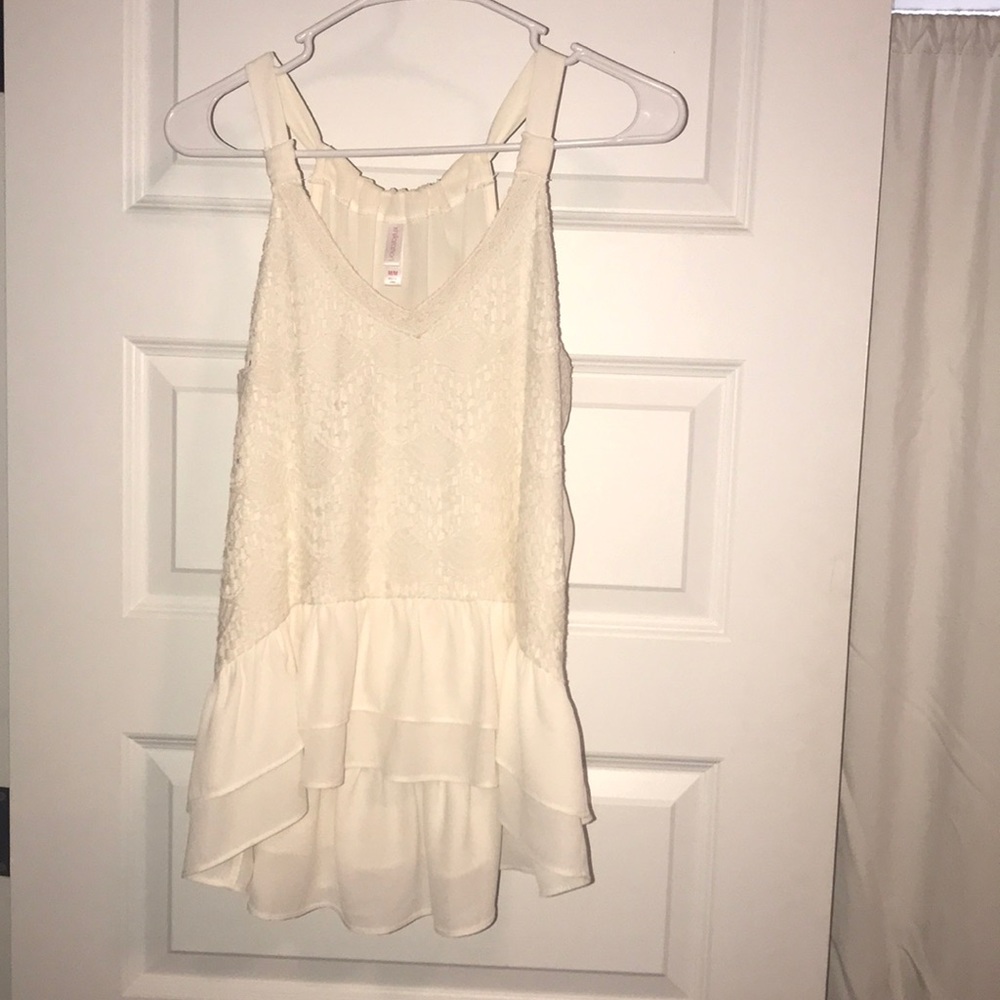 Lace tank top from Target:)!💕